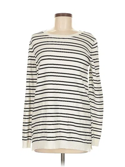 Pre-owned Unbranded Pullover Sweater In White