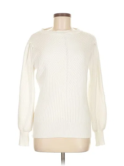 Pre-owned Unbranded Pullover Sweater In White