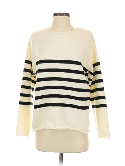 Pre-owned Unbranded Pullover Sweater In White