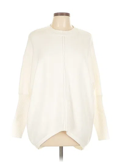 Pre-owned Unbranded Pullover Sweater In White