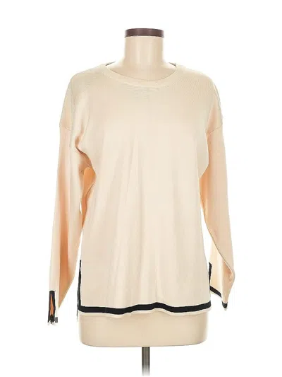 Pre-owned Unbranded Pullover Sweater In White