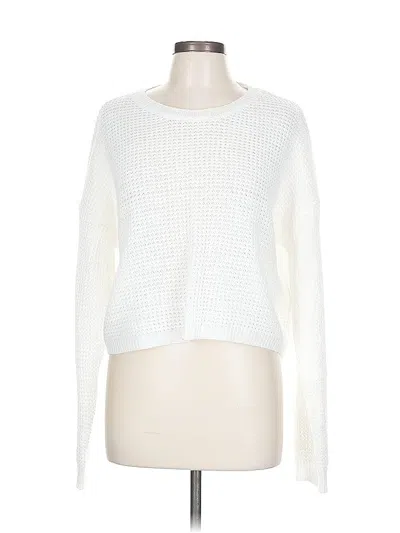 Pre-owned Unbranded Pullover Sweater In White