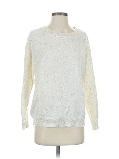 Pre-owned Unbranded Pullover Sweater In White
