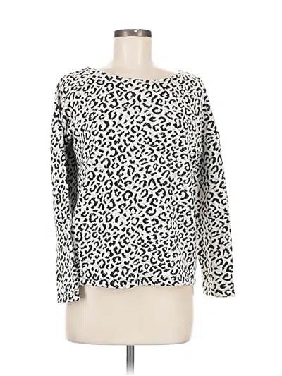 Pre-owned Unbranded Pullover Sweater In White