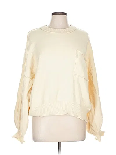 Pre-owned Unbranded Pullover Sweater In White