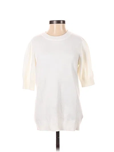 Pre-owned Unbranded Pullover Sweater In White