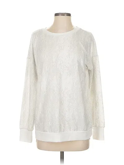 Pre-owned Unbranded Pullover Sweater In White