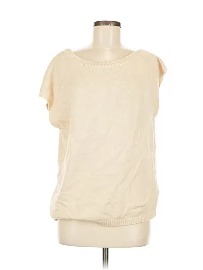 Pre-owned Unbranded Pullover Sweater In White