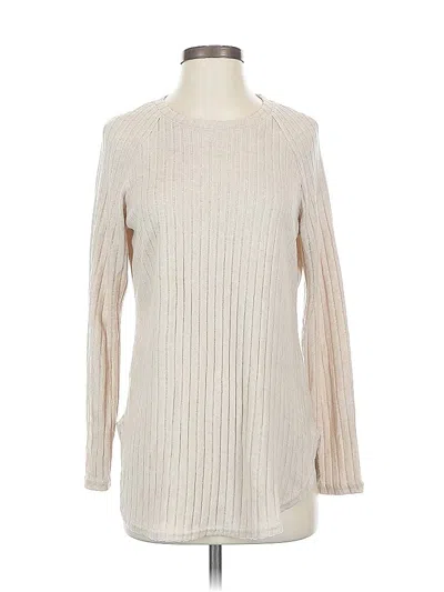 Pre-owned Unbranded Pullover Sweater In White