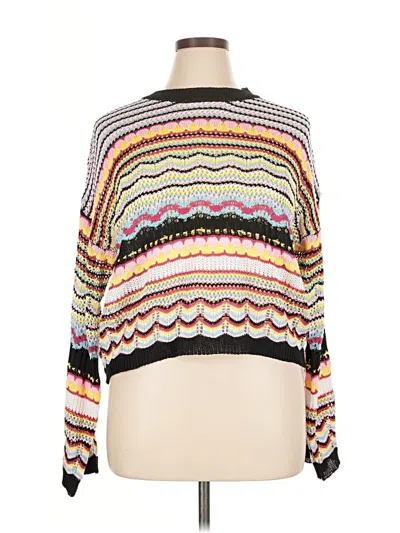 Pre-owned Unbranded Pullover Sweater In White