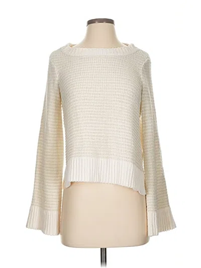 Pre-owned Unbranded Pullover Sweater In White