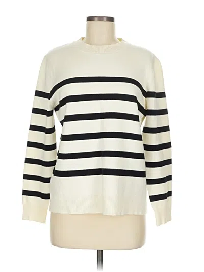 Pre-owned Unbranded Pullover Sweater In White