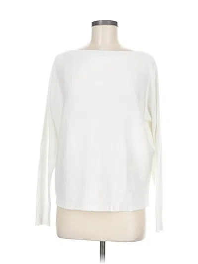 Pre-owned Unbranded Pullover Sweater In White
