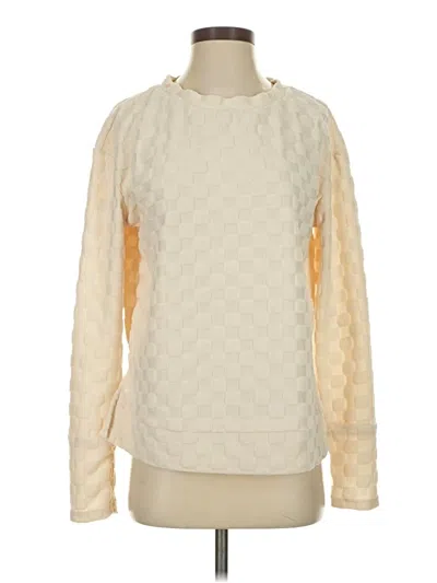 Pre-owned Unbranded Pullover Sweater In White