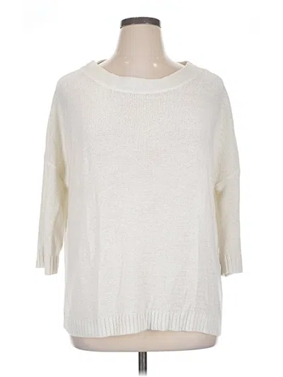 Pre-owned Unbranded Pullover Sweater In White