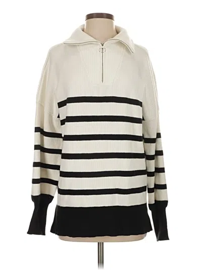Pre-owned Unbranded Pullover Sweater In White