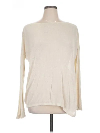 Pre-owned Unbranded Pullover Sweater In White