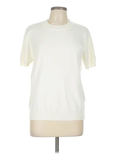 Pre-owned Unbranded Pullover Sweater In White