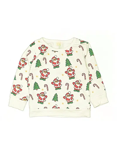 Pre-owned Unbranded Kids' Pullover Sweater In White