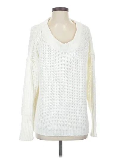 Pre-owned Unbranded Pullover Sweater In White