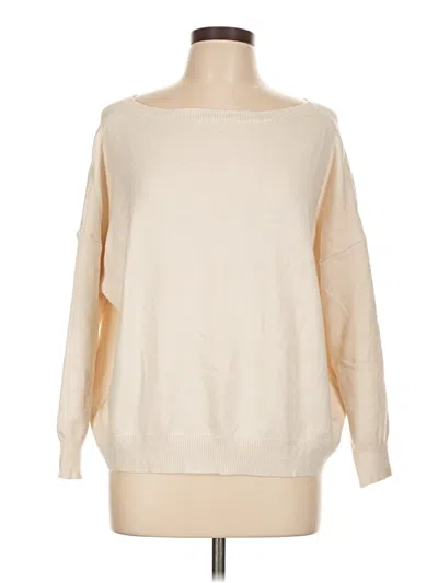 Pre-owned Unbranded Pullover Sweater In White