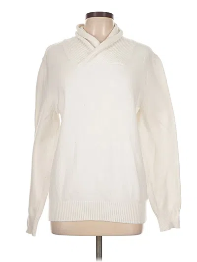 Pre-owned Unbranded Pullover Sweater In White
