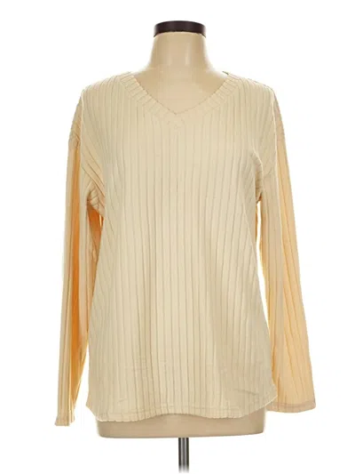 Pre-owned Unbranded Pullover Sweater In White