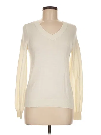 Pre-owned Unbranded Pullover Sweater In White