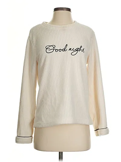 Pre-owned Unbranded Pullover Sweater In White