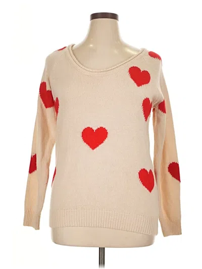Pre-owned Unbranded Pullover Sweater In White