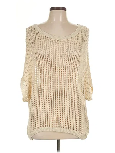 Pre-owned Unbranded Pullover Sweater In White