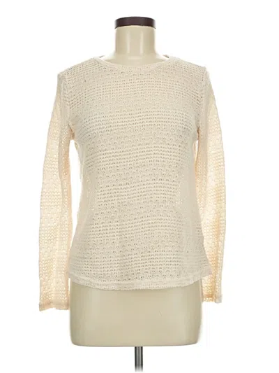 Pre-owned Unbranded Pullover Sweater In White