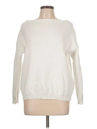 Pre-owned Unbranded Pullover Sweater In White
