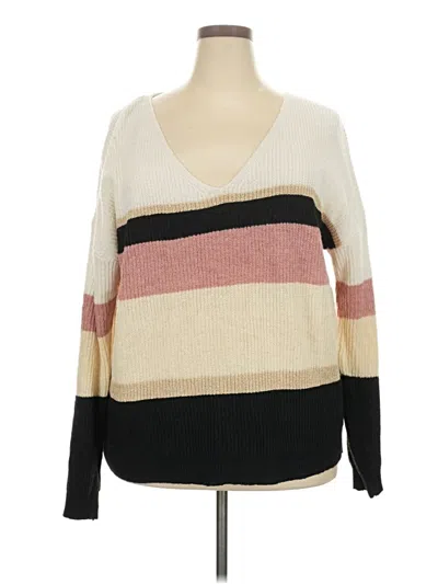 Pre-owned Unbranded Pullover Sweater In White