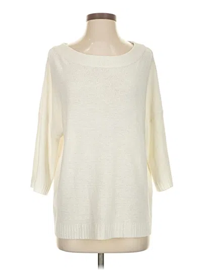 Pre-owned Unbranded Pullover Sweater In White