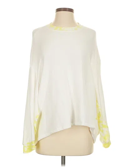 Pre-owned Unbranded Pullover Sweater In White