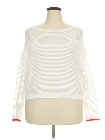 Pre-owned Unbranded Pullover Sweater In White