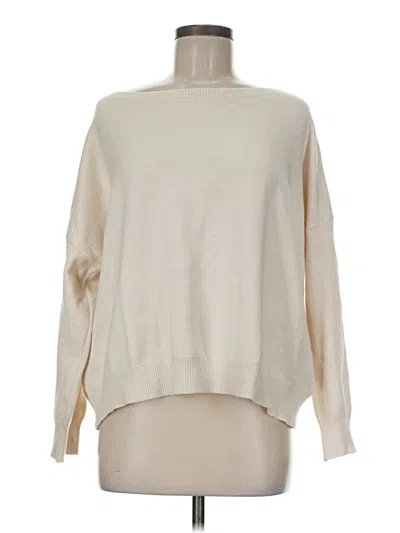 Pre-owned Unbranded Pullover Sweater In White