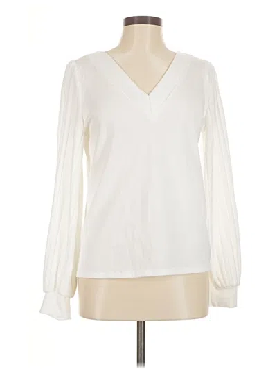 Pre-owned Unbranded Pullover Sweater In White