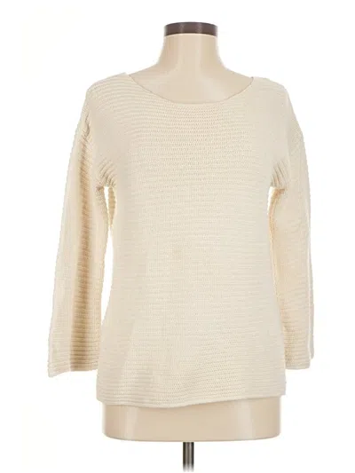 Pre-owned Unbranded Pullover Sweater In White