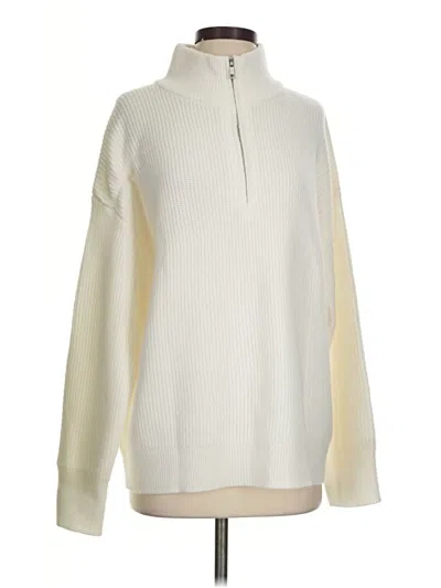 Pre-owned Unbranded Pullover Sweater In White