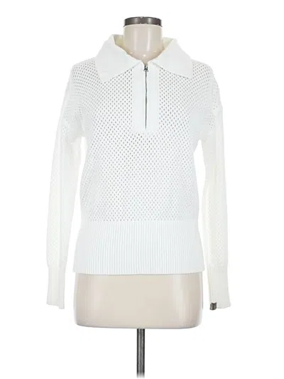 Pre-owned Unbranded Pullover Sweater In White