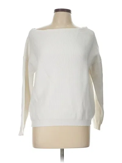 Pre-owned Unbranded Pullover Sweater In White