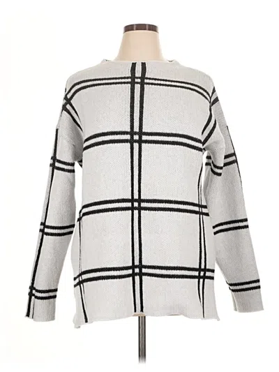 Pre-owned Unbranded Pullover Sweater In White