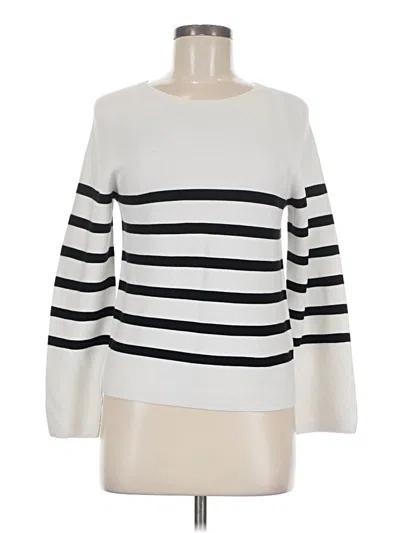 Pre-owned Unbranded Pullover Sweater In White