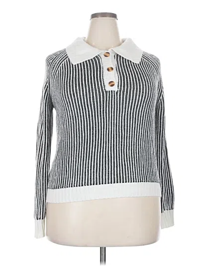 Pre-owned Unbranded Pullover Sweater In White