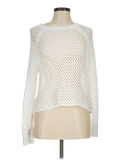 Pre-owned Unbranded Pullover Sweater In White