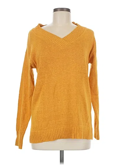 Pre-owned Unbranded Pullover Sweater In Yellow