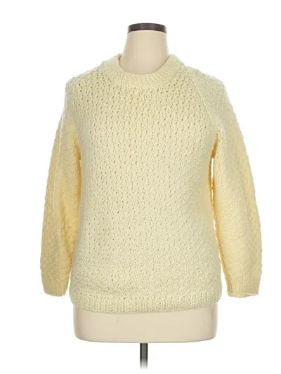 Pre-owned Unbranded Pullover Sweater In Yellow