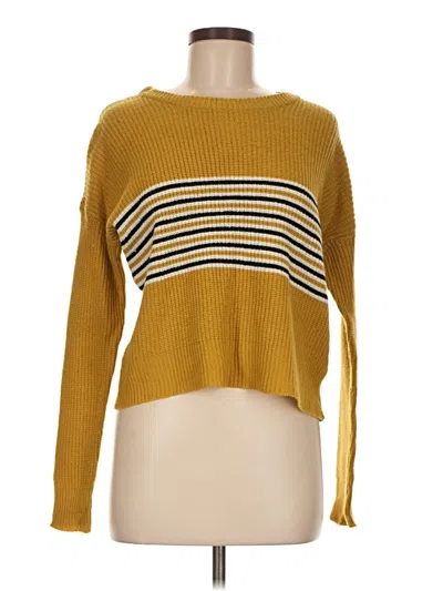 Pre-owned Unbranded Pullover Sweater In Yellow